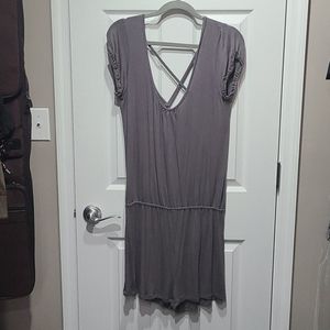 gray romper